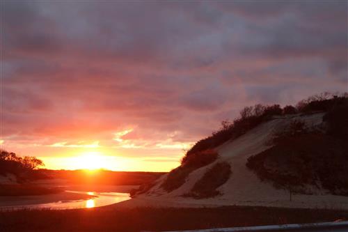 A Sunset at the Dunes