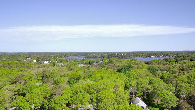 Drone view of Bass River From Home